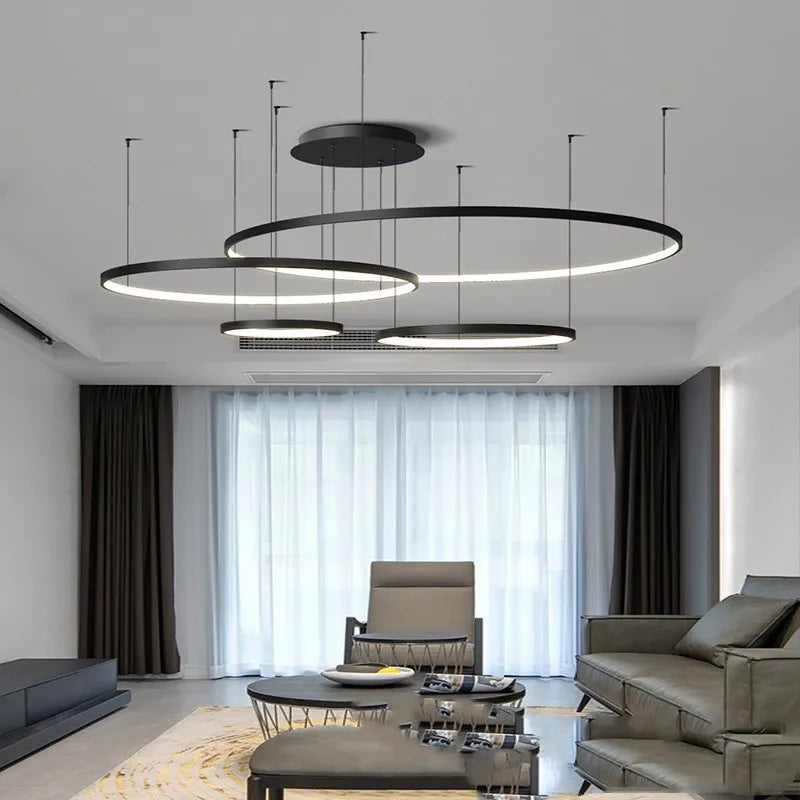 Modern Annular LED Pendant Light