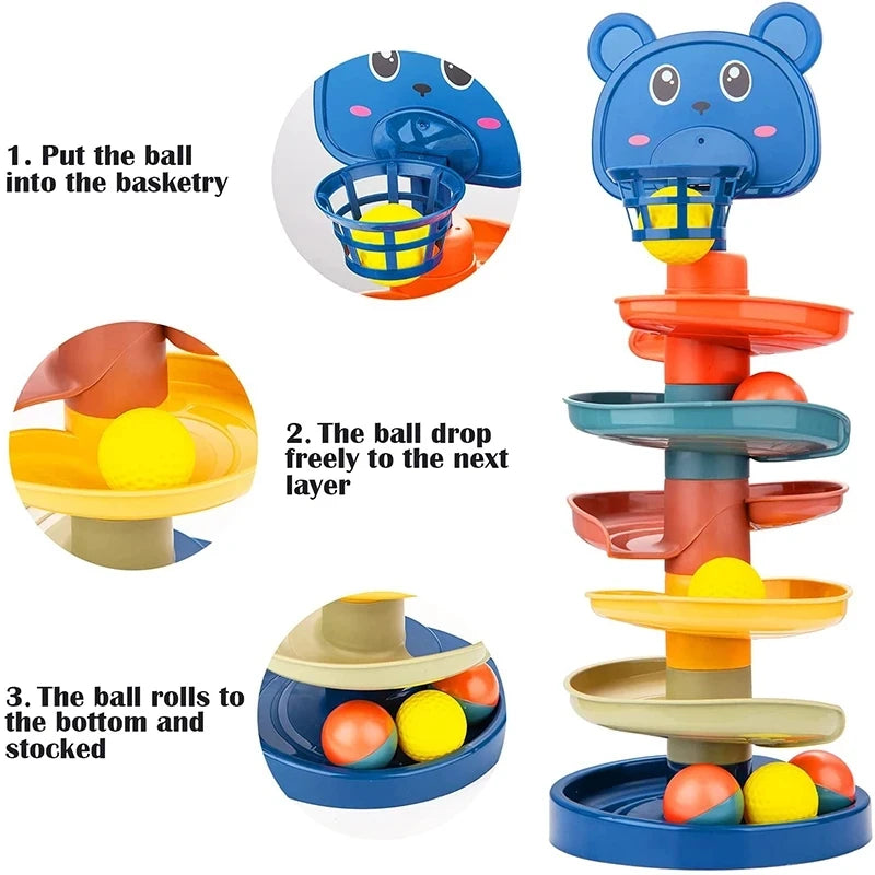 Baby Rolling Ball Tower