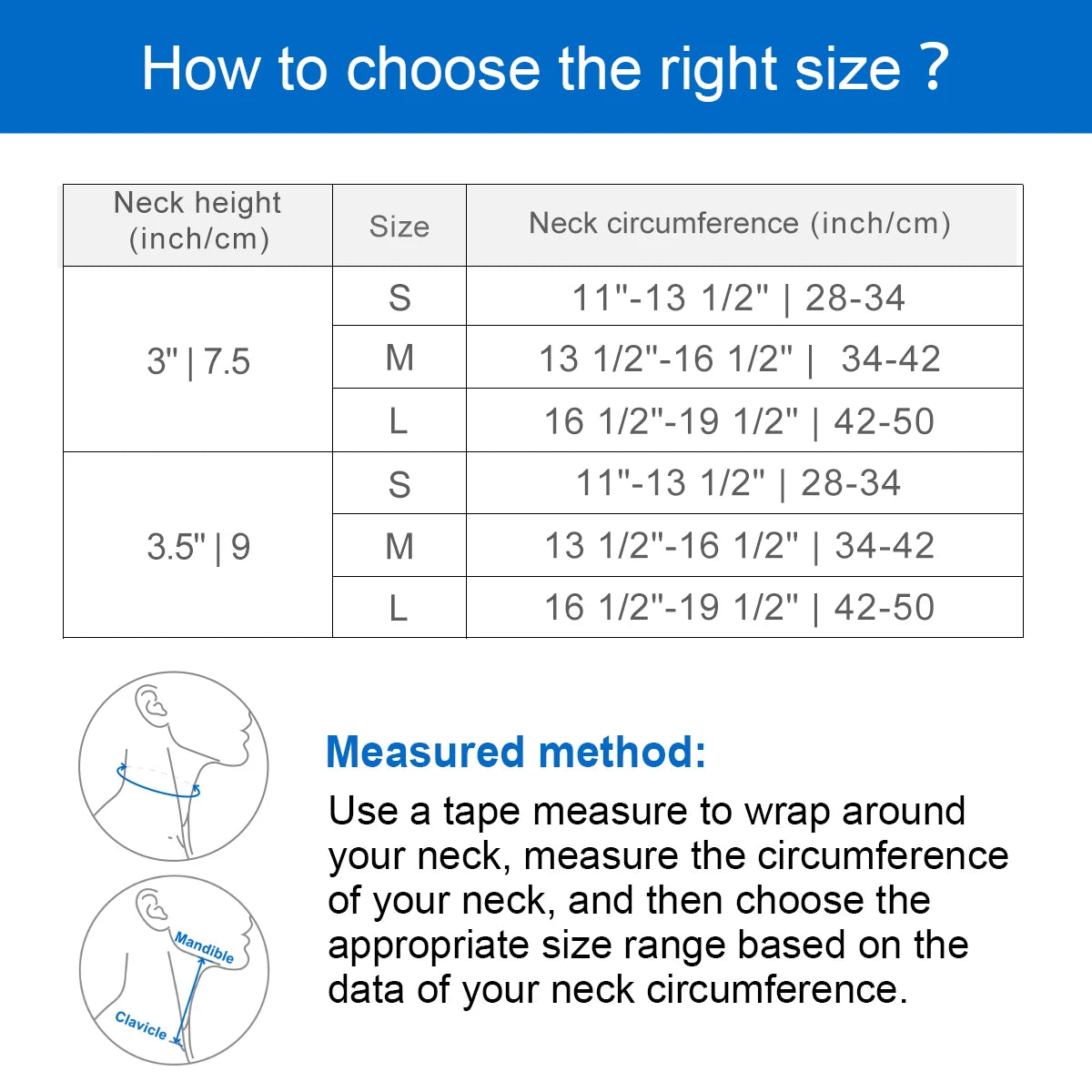 Cervical Neck Support Collar